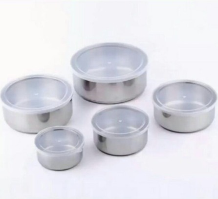 Sealed Crisper Stainless Steel Food Storage (5in1)