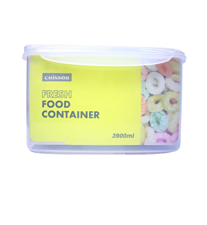 Cuisson Rectangular Airtight Food Container 3.9L