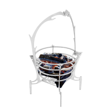 Portable Folding Camping Fire Pit for Wood Burning Collapsing Stainless Steel Bonfire Stand Outdoor Wood Burning