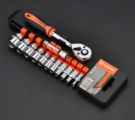 Harden Socket Sets Professional Chrome Vanadium Handle Tool Set