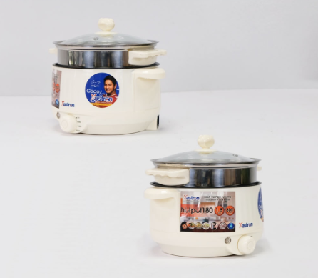 Astron HOTPOT-180 Multipurpose cooker with steamer | 1.8L capacity | 800W | nonstick coating plate