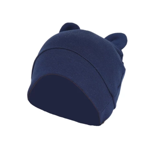 Some Cute Ears Baby Hat Solid Color Beanie Cap Newborn Infants Toddler Autumn Winter Bonnet BB8