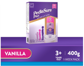 Pediasure Plus Vanilla 400g For Kids Above 3 Years Old