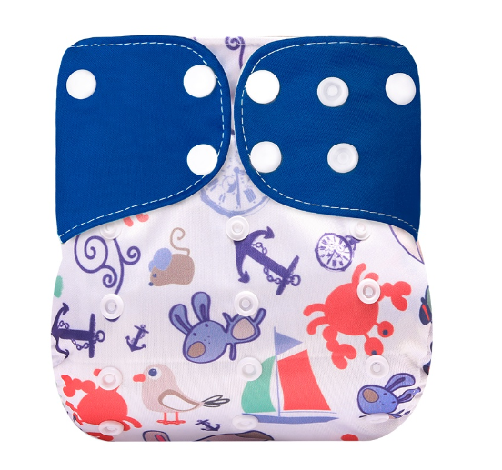 Ready Stocks Waterproof Reusable Digital Printed One Size Pocket Cloth Diaper S19