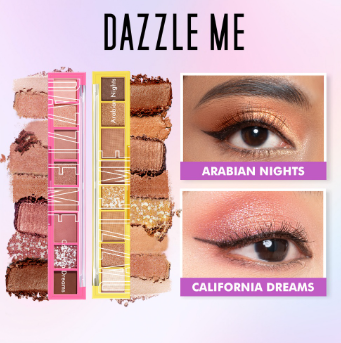 DAZZLE ME The World Traveler Eyeshadow Palette - Eye makeup Makeup Palette