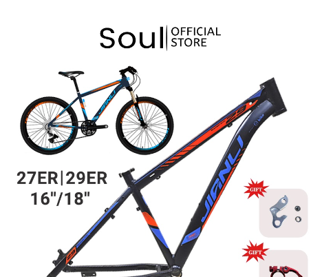 SOUL Aluminum Alloy MTB Frame 27.5ER Disc Bicycle Frame 16/18 Inch Alloy Bike Frame