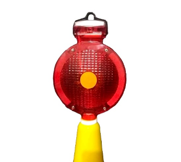 Solar Operated Blinker Powered Light / Barricade Blinking Light / Road Work Light