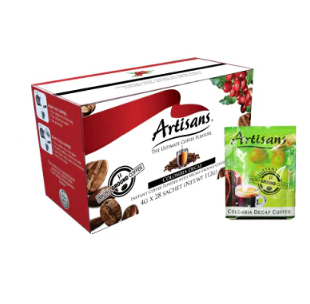 Artisans Colombia Decaf Microground Coffee 4g x 28's