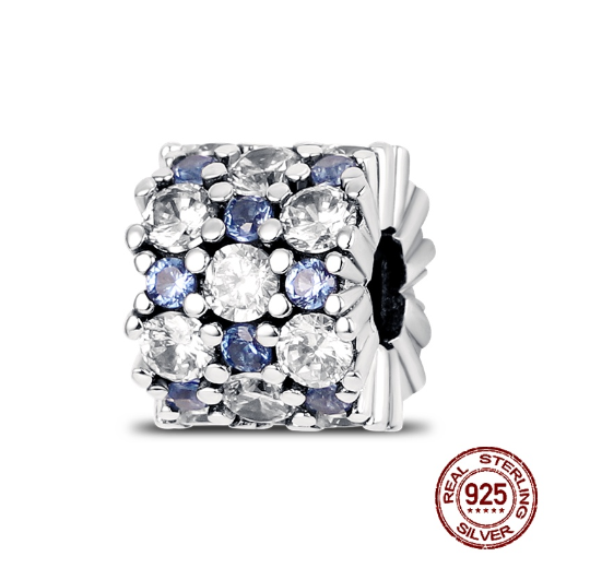 Fit Original Pandora Bracelet Beads Pendant 925 Sterling Silver Love Positioning Buckle Series Colorful Women Jewelry DIY Gift S05