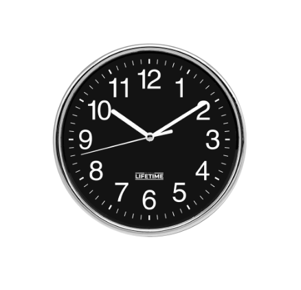 LIFETIME by DIY Hardware Round Wall Clock 8" - 6927