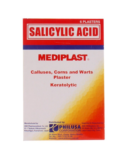 Mediplast  Keratolytic Plastic Strip 6 Plasters