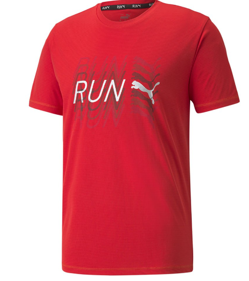 PUMA Logo Short Sleeve Men Running Tee