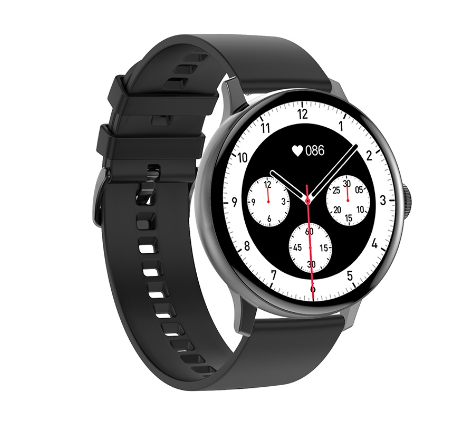 FILIEKEU Smart Watch Original Ip68 Waterproof Sports Fitness Bluetooth Call Support Ecg Plus Ppg Smartwatch For Android And Ios BLACK SILICONE