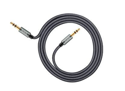 HOCO Upa03 3.5Mm To 3.5 Mm Jack Smart Audio Cable With Microphone Stereo Aux Cord For Headphones Car Phones Speakers