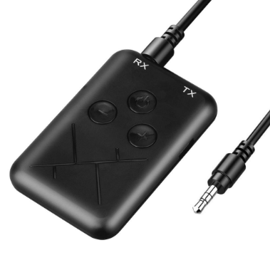 3.5mm Bluetooth 2 in 1 Wireless Audio Transmitter and Receiver Adapter Stereo Audio Music Adapter Cable for TV and Car Speaker
