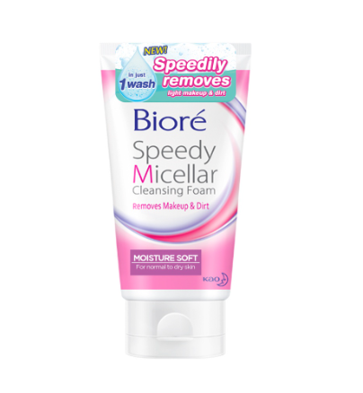 Biore Speedy Micellar Cleansing Foam – Moisture Soft 90g