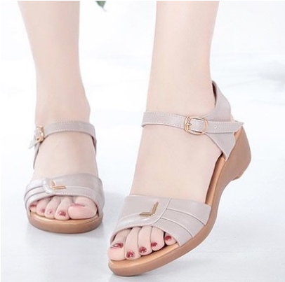 New Korea Fashion Women's Wedge Simple Casual Shoes 2022