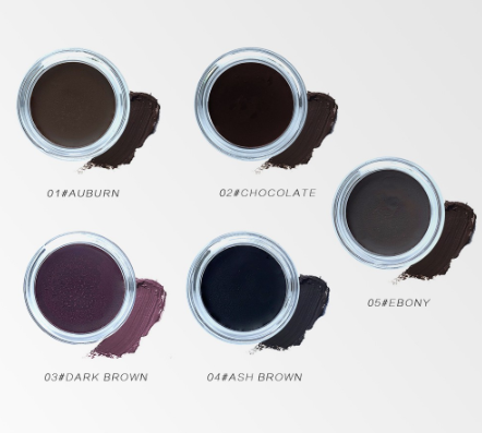 BEAUTY GLAZED 5 Color Waterproof Eyebrow Gel Long Lasting Tinted Brow Gel Eyebrow Soap Makeup Cosmetics