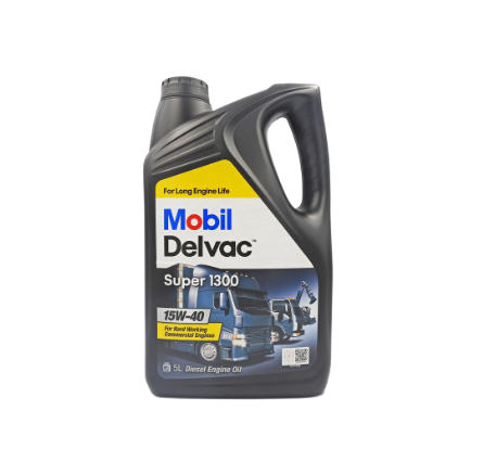 Mobil Delvac Super 1300 CF/CG-4 15W40 High Performance Diesel Engine Oil Bio-Diesel Compatible(5Liters)