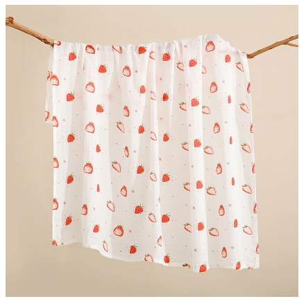 Betty Baby Reception Blanket 120x120 cm Baby Muslin Blanket Newborn Swaddle Cotton SB5