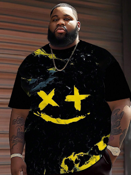 3D Printed Motorcycle Graphics For Men Plus Size Novelty Short-Sleeved Crew Collar T-Shirt For Summer Outdoors