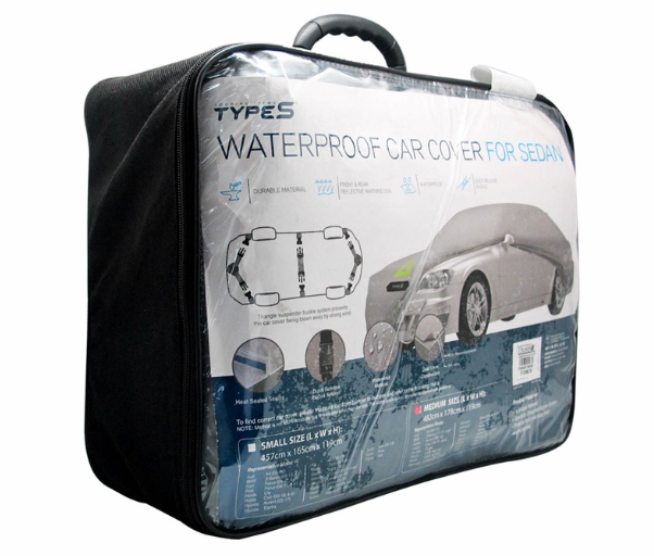 Type S Waterproof Car Cover For Sedan (Medium)