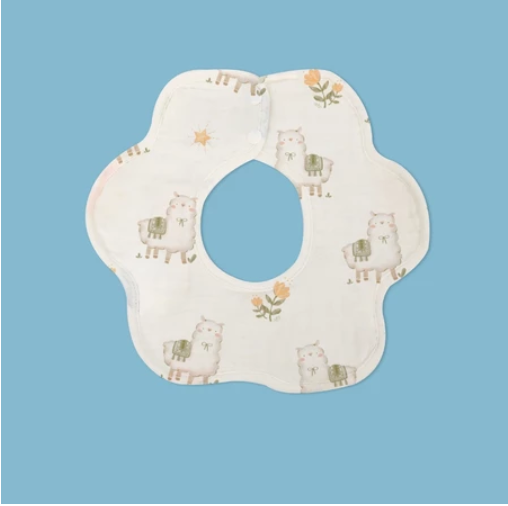 Einmilk Baby Bandana Dribble Bibs 360 Rotate Drool Bibs or Petal Bib Cotton Super Soft & Absorbent B31