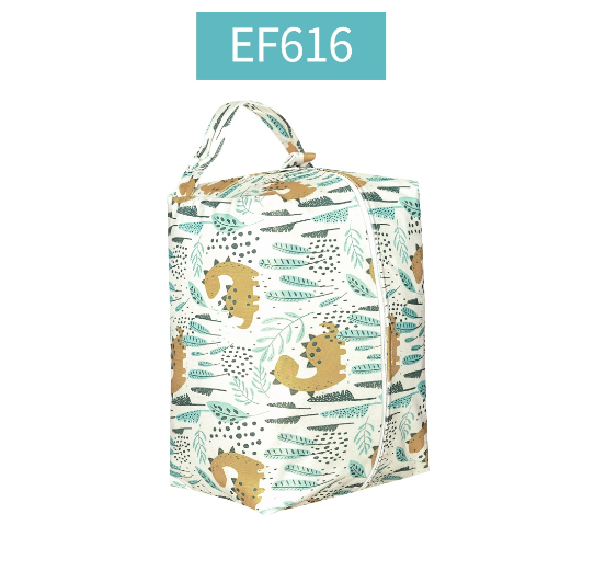 Happyflute Baby Diaper Pods Reusable Waterproof Fashion Prints Wet Dry Cloth Wet Bag Mums Storage Travel Nappy Bag C20