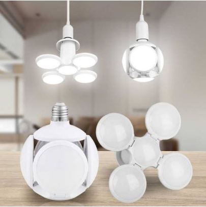 Foldable Football UFO Led 360 Degree E27 40W Light Bulb 40W Ceiling Lamp