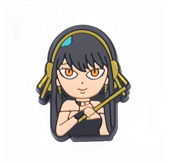 Cute Spy Family Jibitz for Croc Pin Anya Yor Forger Jibbits Charm Anime Jibits Crocks Men Shoe Charms Shoes Accessories Decoration G13