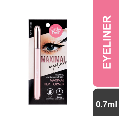 CATHY DOLL Maximal Eyeliner Deep Black 0.7ML