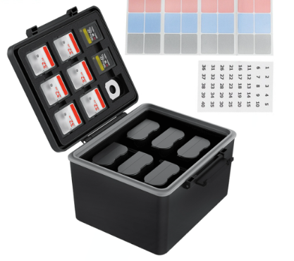 JJC Camera Battery Case Storage Holder for NP-FZ100 NP-W235 LP-E6 EN-EL15