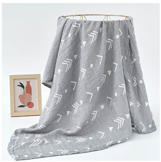 Cotton Baby Swaddle Blanket Play Mat Stroller Nursing Cover B5