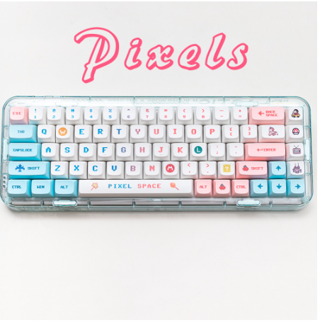 pixel keycaps XDA profile Dye-Sublimation PBT keycap 134keys