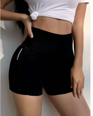 Women High Waist sports shorts tight Peach hip-boosting Quick dry breathable fitness training yoga
