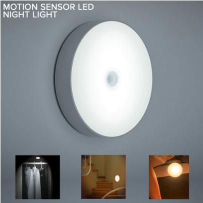DHD Led Indoor Motion Sensor Night Light Rechargeable Portable Induction Light Toilet Lamp