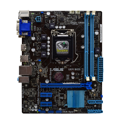 LGA 1155 Motherboard ASUS H61M-A Motherboard 1155 DDR3 16G ntel H61 Micro ATX HDMI For Core i3 i5 i7 3rd / 2nd-gen CPUS
