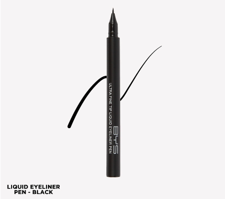 BYS Liquid Eyeliner Pen Precision Tip 0.2% HA Black Blistered