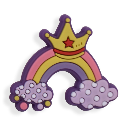 Cartoon Space Rocket Croc Design Jibitz Astronaut Rainbow Jibits Crocks Charm Pins for Men Shoe Accessories Decorations 12