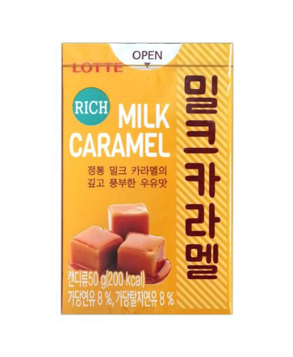 Lotte Rich Milk Caramel Soft Candy 50g