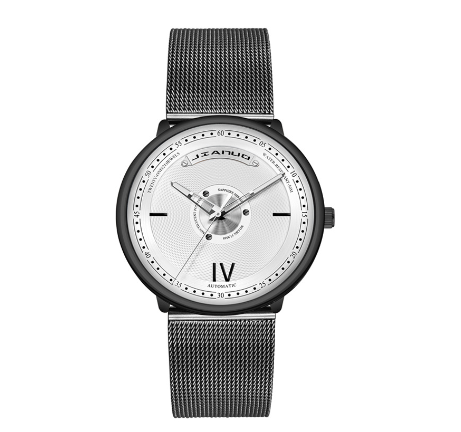 2020 new men's watch fashion trend mesh strap watch simple ultra-thin business quartz watch  04
