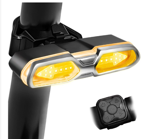 Bicycle Taillight LED Brake Bike Light Rear USB charging Remote Control Turn Signals Lamp For Bicycle MTB Road Accessory