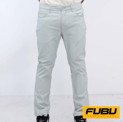 Fubu Colored Long Pants Slim Straight Stretch FSB42-0010