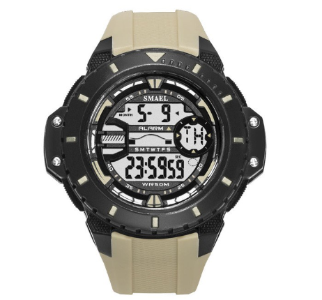 Smael Outdoor Leisure Digital Watch Fashion Sporting Goods LED Display Water Resistance Shock Resistant Wristwatch 1519 05