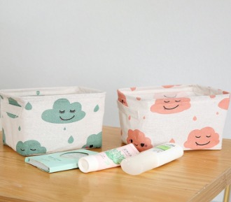 Perfect Life Linen And Thick Cotton Storage Basket