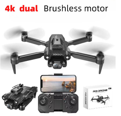 2023 New Brushless Motor Drone 4K HD Dual Camera Drone Wifi FPV Foldable Professional Drone Highly Preserved