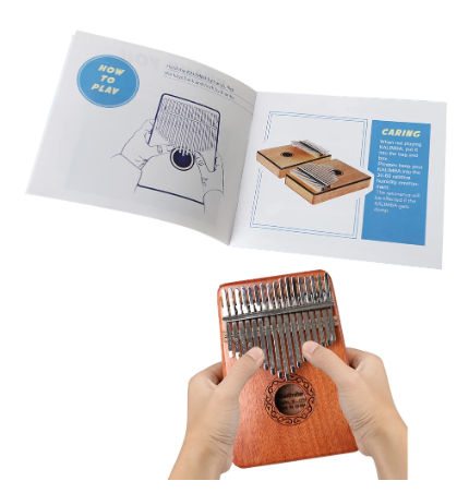 Kalimba Thumb Piano Learning Book Instrument Guide for Music Lover Beginners Kid