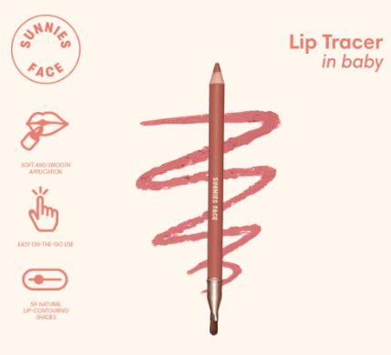 Sunnies Face Lip Tracer Dual-Ended Soft Sculpting Lip Pencil Baby