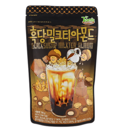 HBAF Black Sugar Milktea Almond 190g