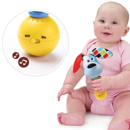 Yookidoo Dog 'Shake Me' Rattle for Babies and Toddlers